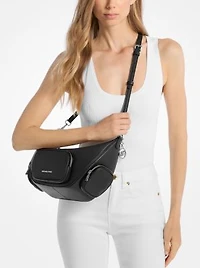 Merritt Medium Pebbled Leather Convertible Shoulder Bag