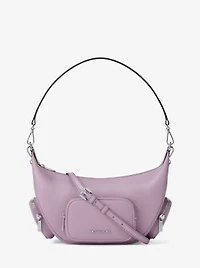 Merritt Medium Pebbled Leather Convertible Shoulder Bag