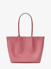 Carson Large Signature Logo Tote Bag