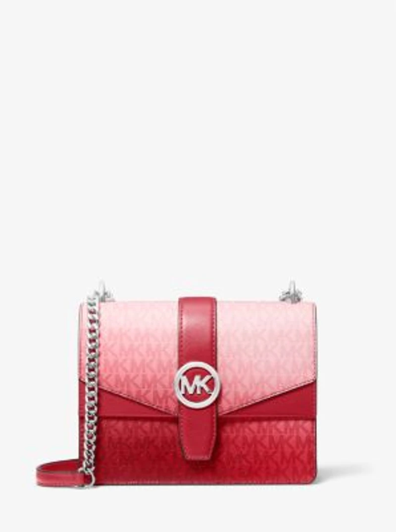 Greenwich Small Ombré Signature Logo Crossbody Bag