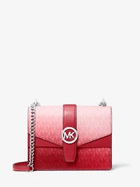 Greenwich Small Ombré Signature Logo Crossbody Bag