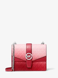 Greenwich Small Ombré Signature Logo Crossbody Bag