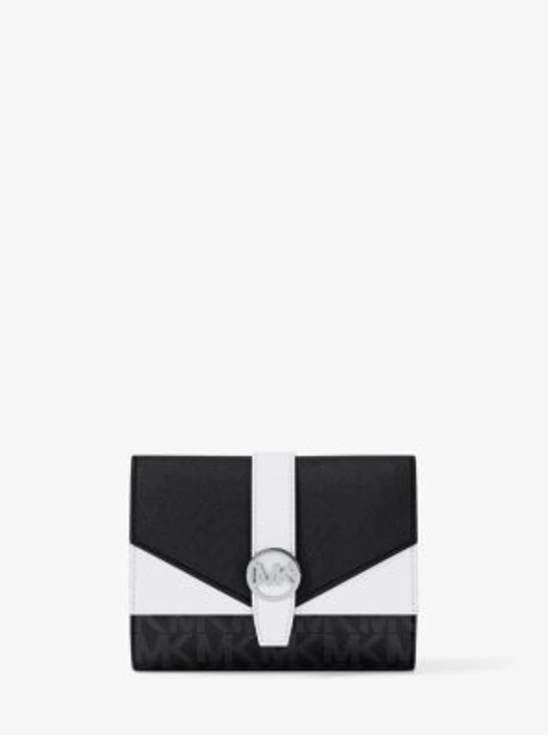 Greenwich Medium Signature Logo Trifold Wallet