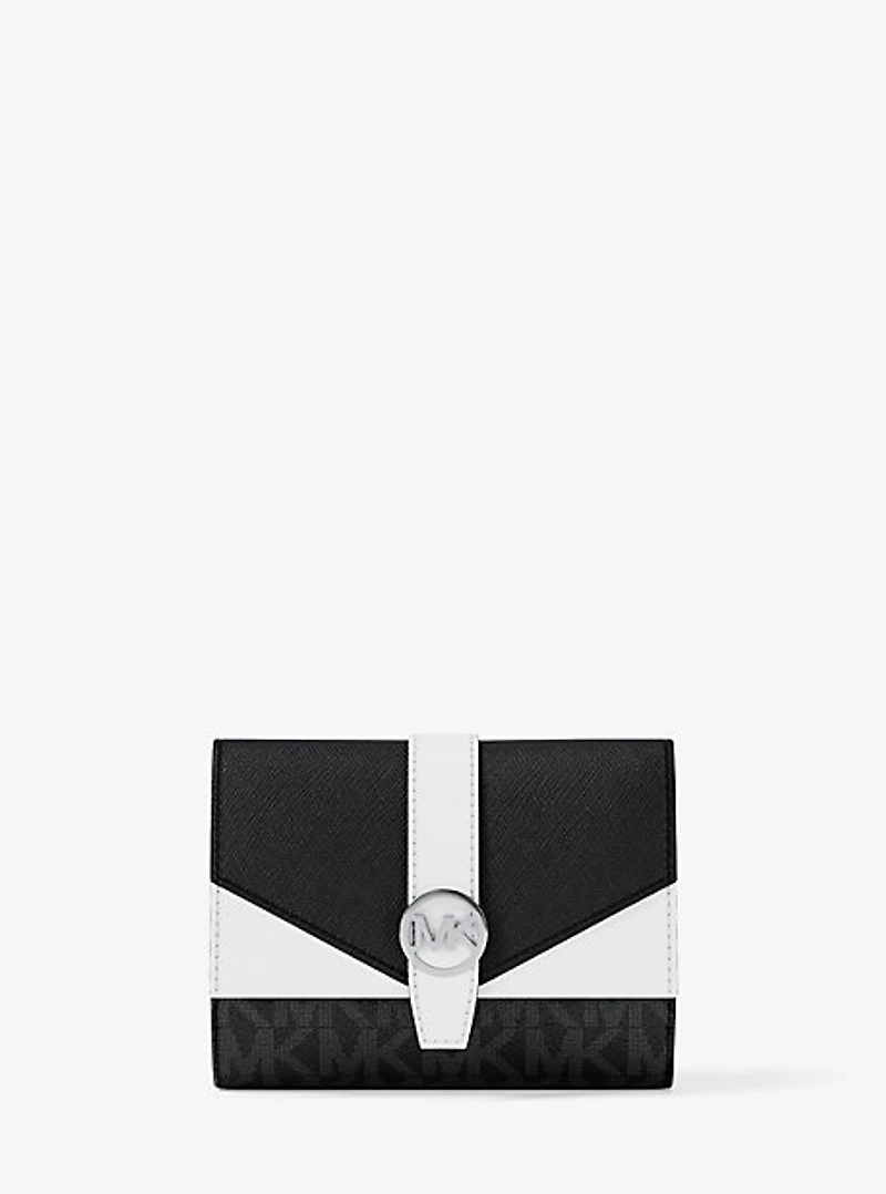Greenwich Medium Signature Logo Trifold Wallet