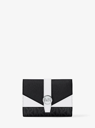 Greenwich Medium Signature Logo Trifold Wallet