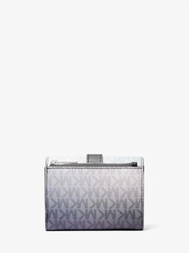 Greenwich Medium Ombré Signature Logo Tri-Fold Wallet