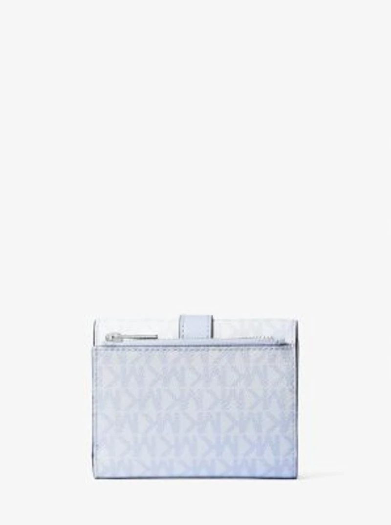 Greenwich Medium Ombré Signature Logo Tri-Fold Wallet