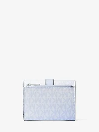 Greenwich Medium Ombré Signature Logo Tri-Fold Wallet