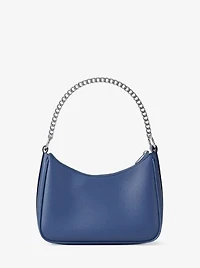 Jet Set Large Pebbled Leather Convertible Crossbody Bag