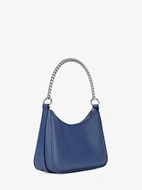 Jet Set Large Pebbled Leather Convertible Crossbody Bag