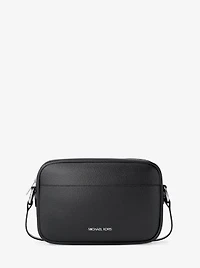 Jet Set Pebbled Leather Camera Crossbody Bag