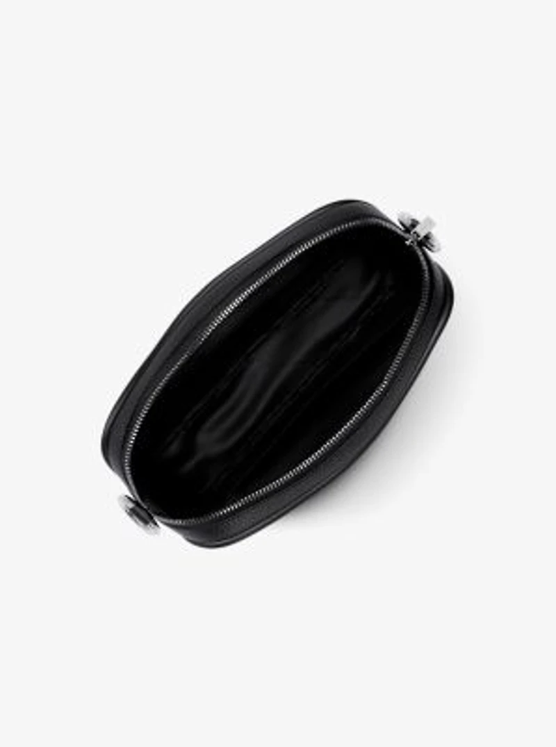 Jet Set Pebbled Leather Camera Crossbody Bag