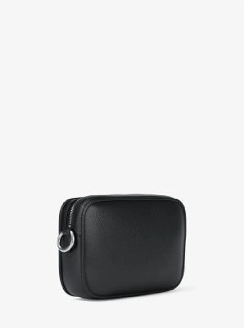 Jet Set Pebbled Leather Camera Crossbody Bag