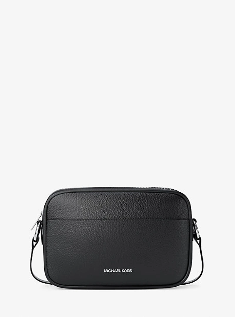 Jet Set Pebbled Leather Camera Crossbody Bag
