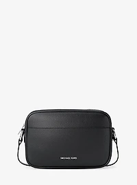 Jet Set Pebbled Leather Camera Crossbody Bag