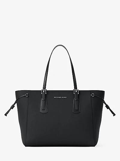 Voyager Large Saffiano Leather Tote Bag