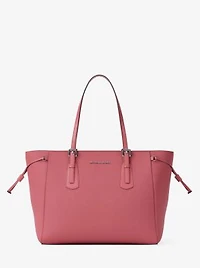 Voyager Large Saffiano Leather Tote Bag