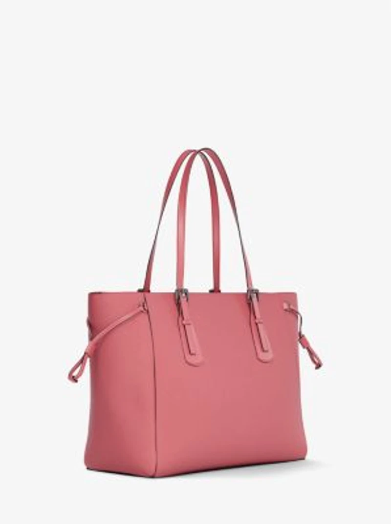Voyager Large Saffiano Leather Tote Bag