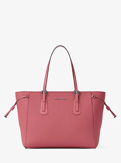 Voyager Large Saffiano Leather Tote Bag