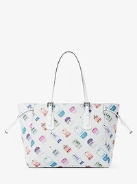 Voyager Large Printed Signature Logo Tote Bag