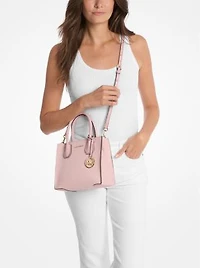 Mercer Medium Two-Tone Pebbled Leather Crossbody Bag