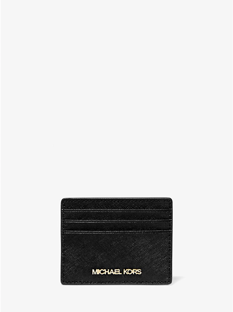 Medium Saffiano Leather Shoulder Bag and Card Case Gift Set