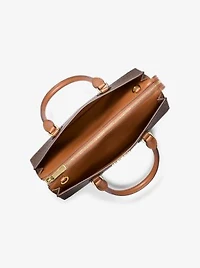 Sheila Medium Logo Satchel