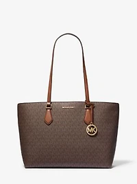 Sheila Large Signature Logo Tote Bag