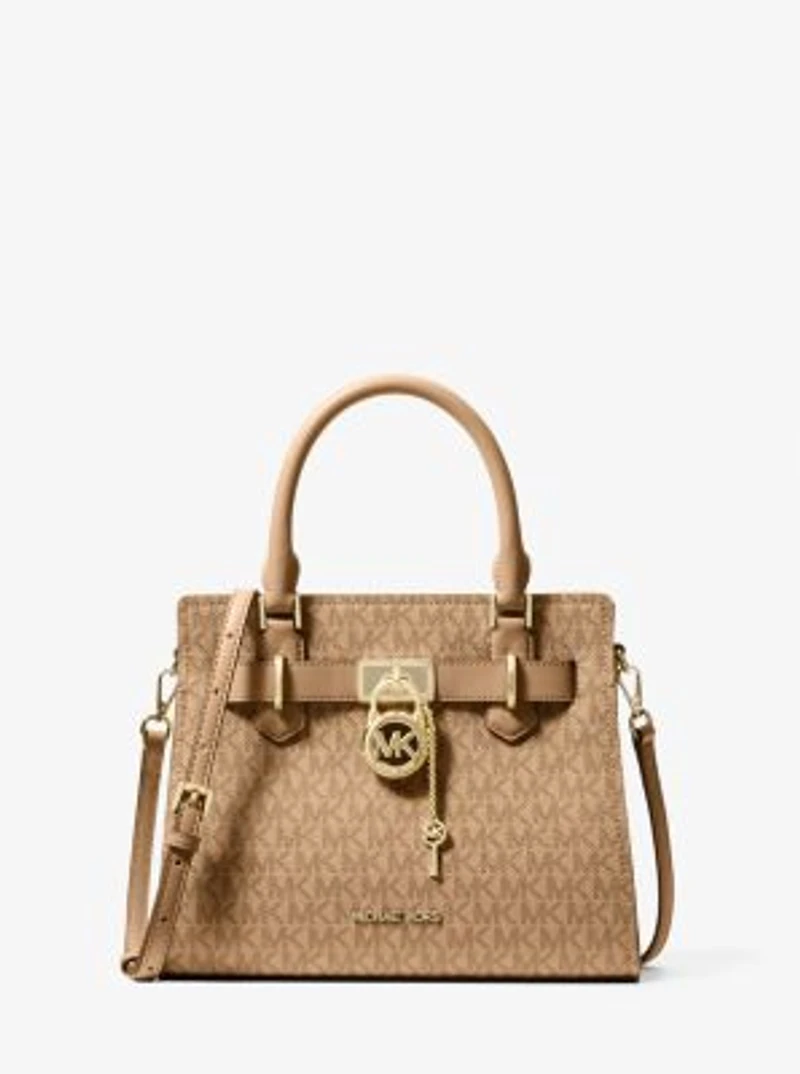 Hamilton Small Signature Logo Satchel