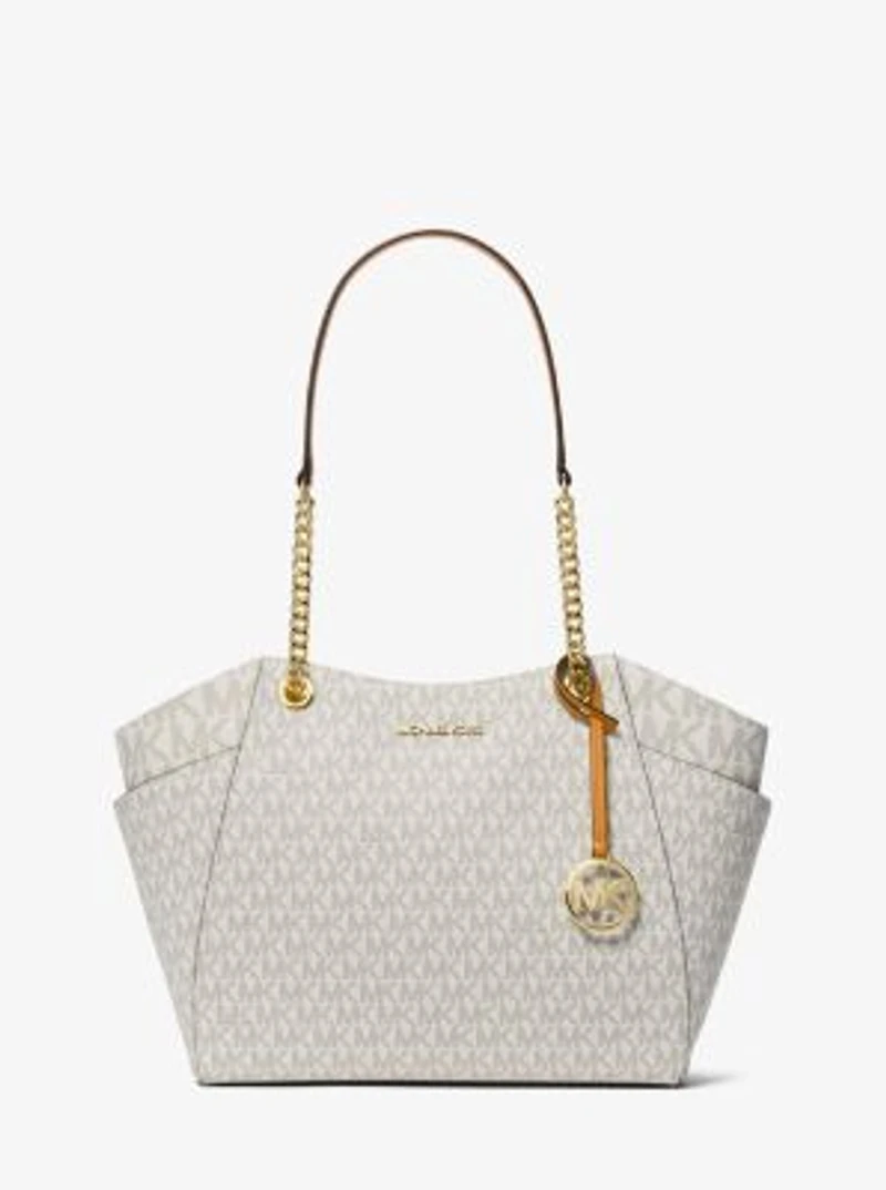 Jet Set Large Signature Logo Shoulder Bag