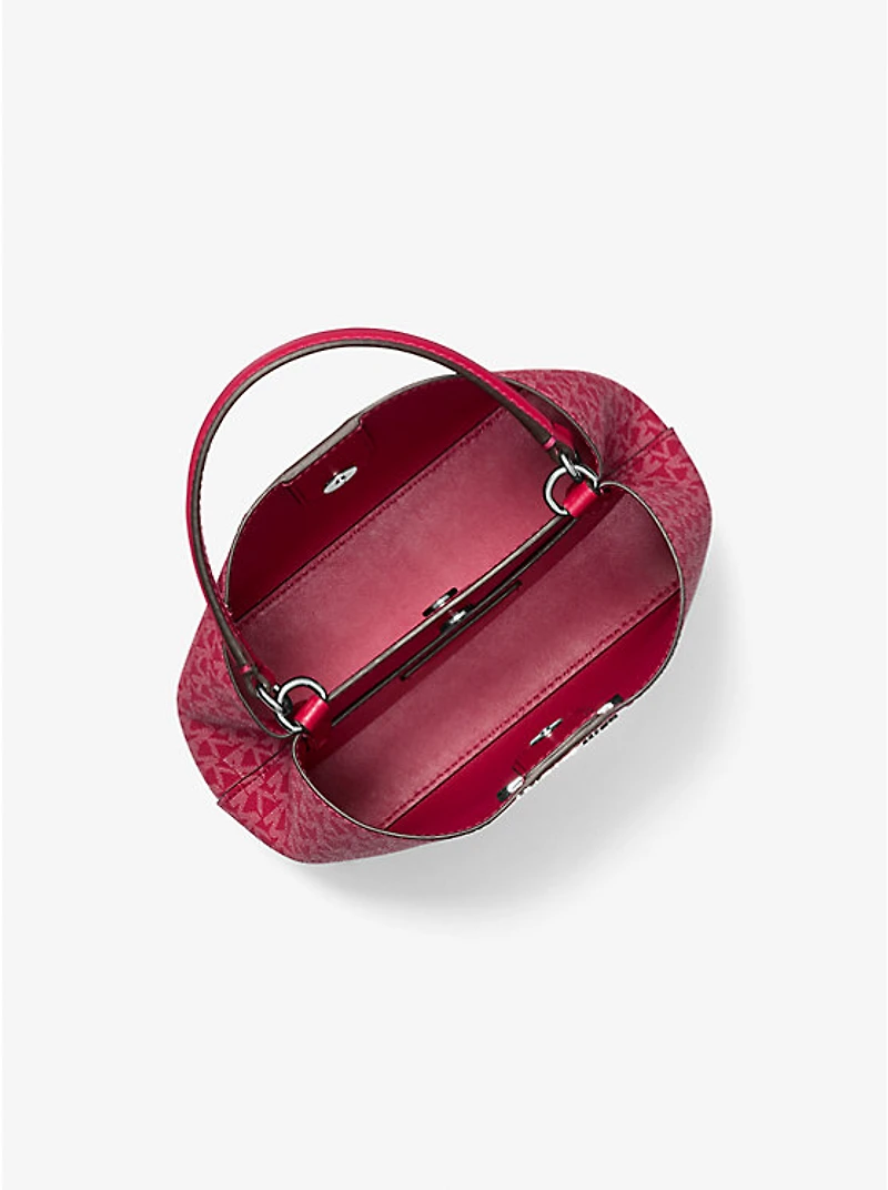 Pratt Small Signature Logo Convertible Shoulder Bag