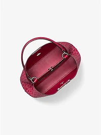 Pratt Small Signature Logo Convertible Shoulder Bag