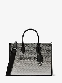 Mirella Medium OmbrÃ© Logo Tote Bag