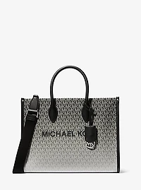 Mirella Medium OmbrÃ© Logo Tote Bag