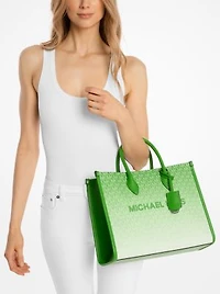 Mirella Medium Ombré Logo Tote Bag