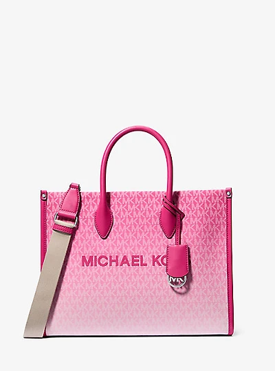 Mirella Medium Ombré Logo Tote Bag