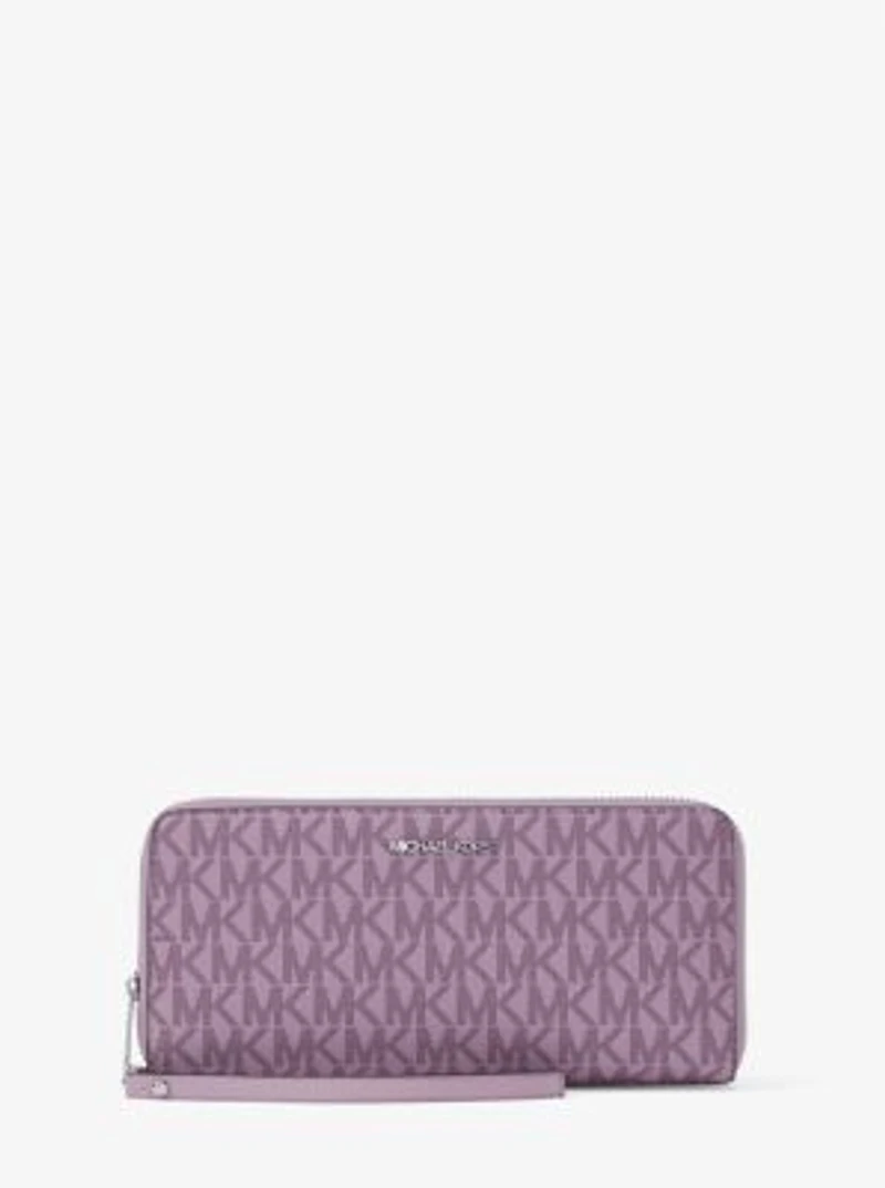 Jet Set Large Signature Logo Continental Wallet