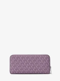 Jet Set Large Signature Logo Continental Wallet