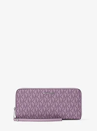 Jet Set Large Signature Logo Continental Wallet