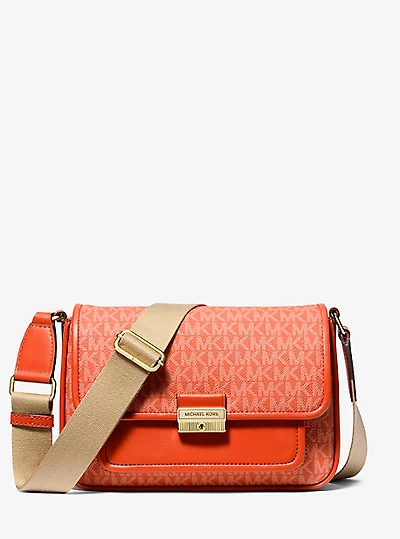 Bradshaw Medium Signature Logo Messenger Bag