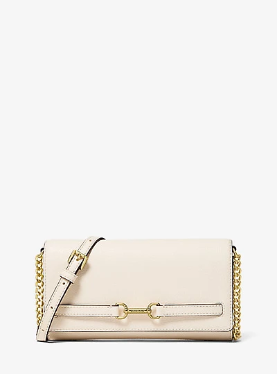 Carson Large Pebbled Leather Convertible Crossbody Bag