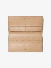 Carson Large Metallic Signature Logo Wallet