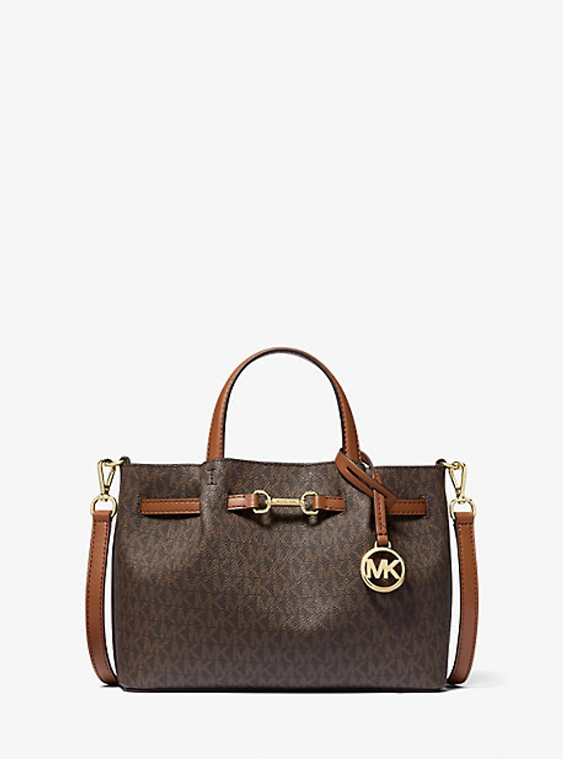 Carson Small Signature Logo Satchel