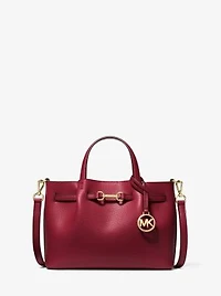 Carson Small Pebbled Leather Satchel