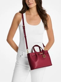 Carson Small Pebbled Leather Satchel