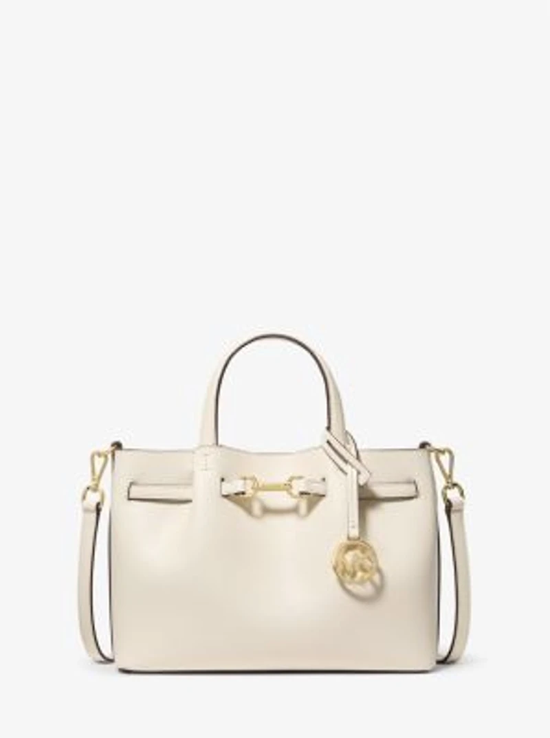Carson Small Pebbled Leather Satchel
