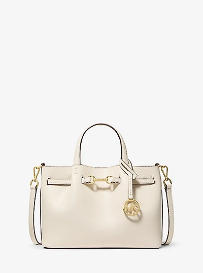 Carson Small Pebbled Leather Satchel