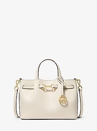 Carson Small Pebbled Leather Satchel