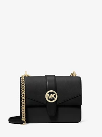 Greenwich Small Saffiano Leather Crossbody Bag