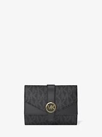 Greenwich Medium Signature Logo Trifold Wallet
